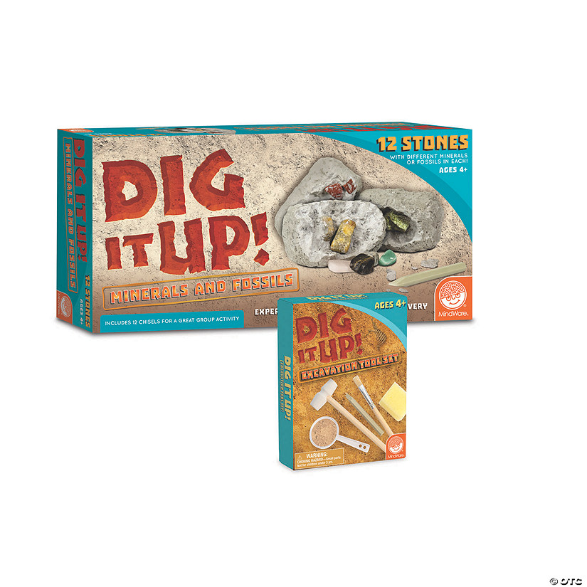  Dig it Up! Fossils & Minerals plus FREE Excavation Kit Image