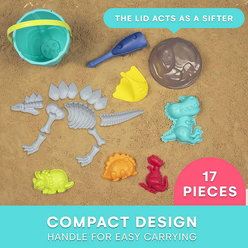 Dinosaur Beach Toys and Sand Tools Kids Image