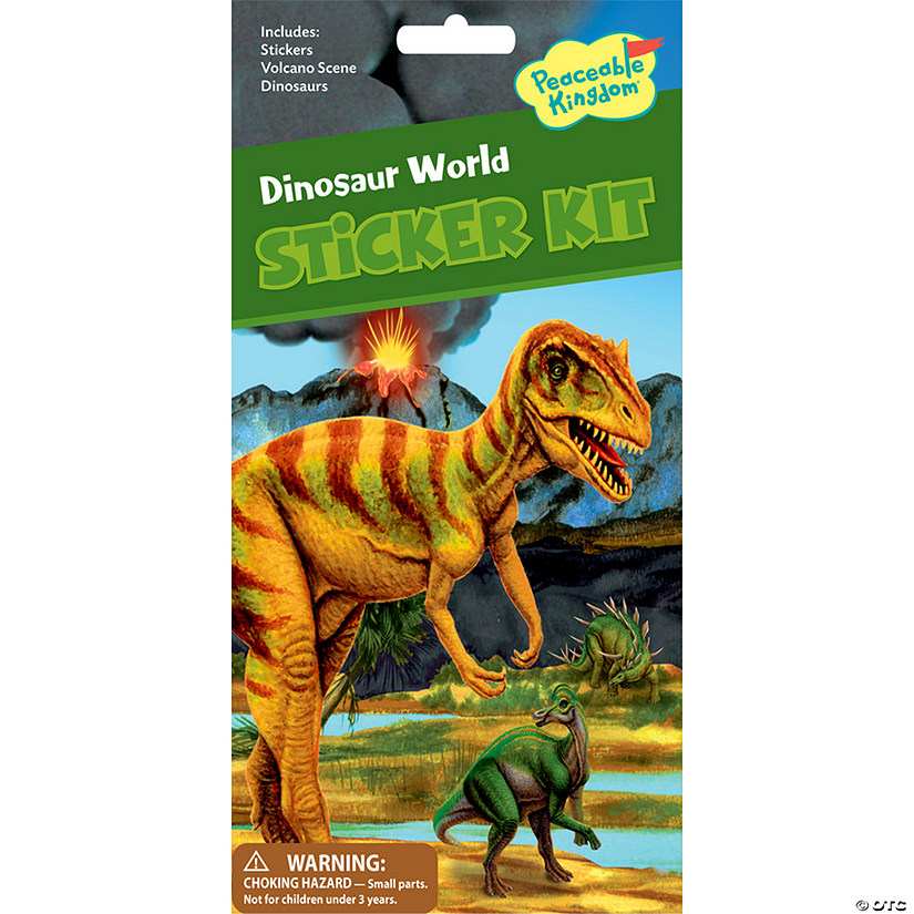Dinosaur World Quick Sticker Kit Image