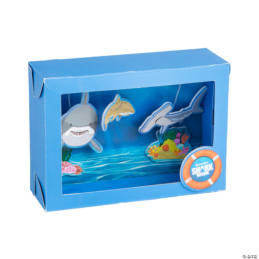 Discovery Shark Week&#8482; Aquarium Box Craft Kit &#8211; Makes 12 Image