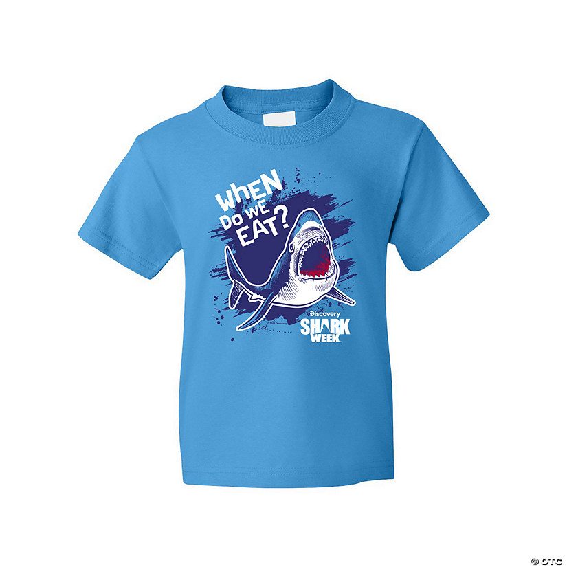 Discovery Shark Week&#8482; When Do We Eat Youth T-Shirt - Extra Large Image
