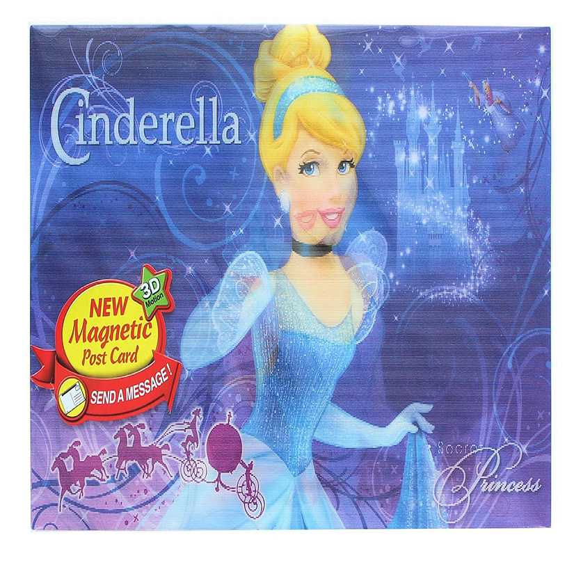 Disney Cinderella 3D Motion Picture Card Magnet Image