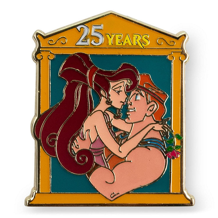 Disney Hercules and Meg 25th Anniversary Enamel Pin  SDCC 2022 Exclusive Image