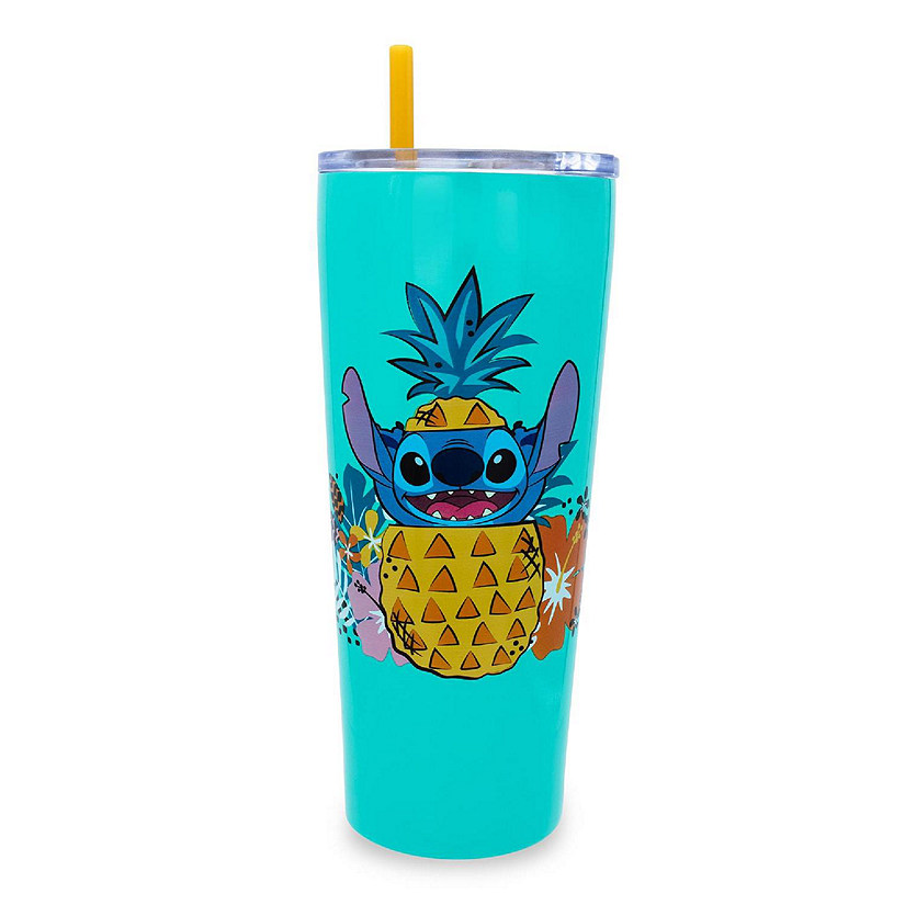 Disney Lilo & Stitch "Ohana Means Family" Double-Walled Stainless Steel Tumbler Image