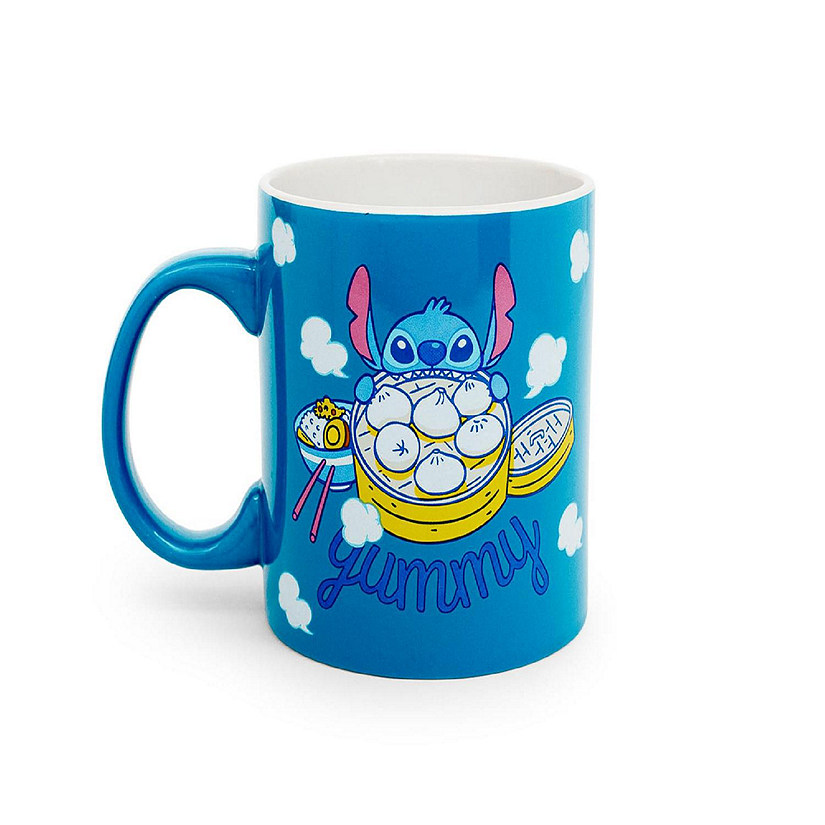 Disney Lilo & Stitch "Yummy" Ceramic Mug  Holds 20 Ounces Image