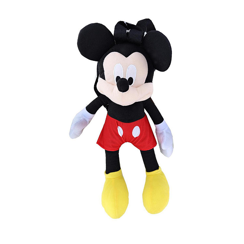 Disney Mickey Mouse 15 Inch Plush Backpack Image