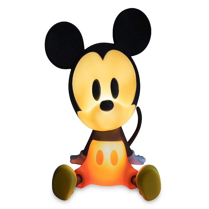 Disney Mickey Mouse Figural LED Mood Light  6 Inches Tall Image