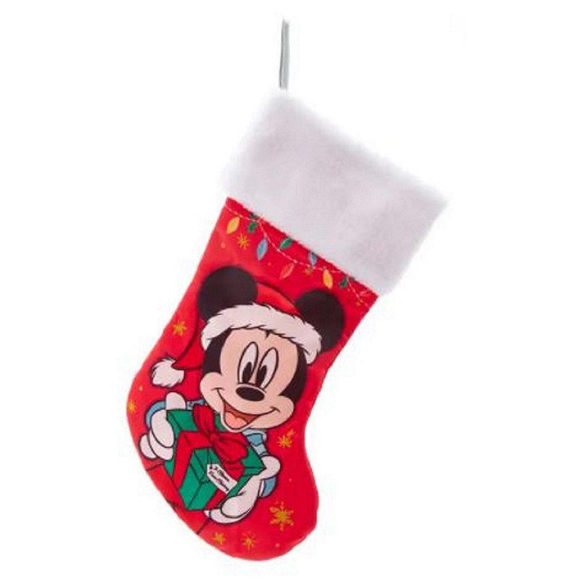 Disney Mickey Mouse with Presents Christmas Stocking 19 Inch DN7205 Image