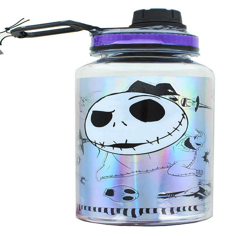 Disney Nightmare Before Christmas Jack Twist Spout Water Bottle and Sticker Set Image