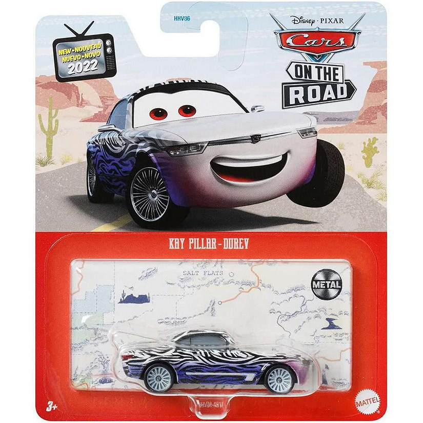 Disney Pixar Cars On The Road Kay Pillar-Durev HHV04 1:55 Scale Die-cast Vehicle Image