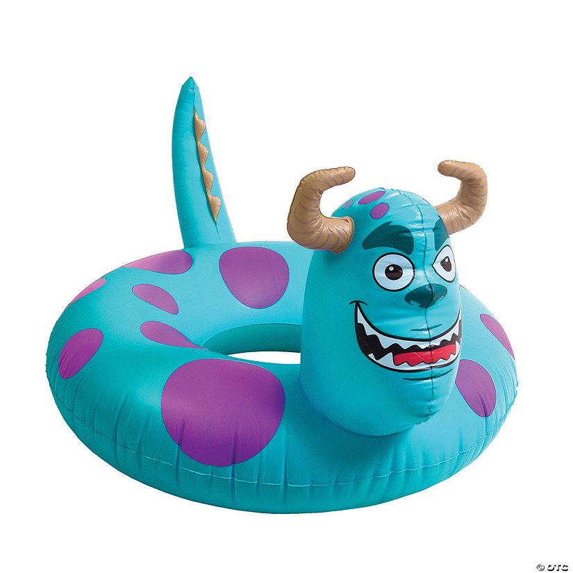 Disney Pixar Monsters Inc - Sulley Pool Float Party Tube by Go Floats - Inflatable Raft for Adults and Kids Image