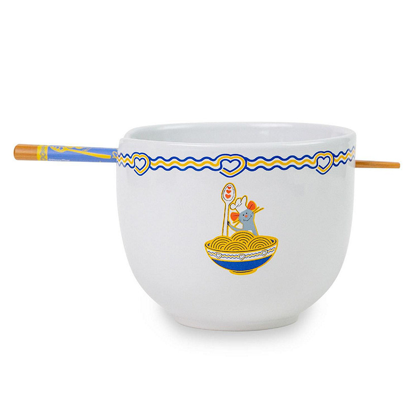 Disney Pixar Ratatouille 20-Ounce Ceramic Ramen Bowl and Chopstick Set Image