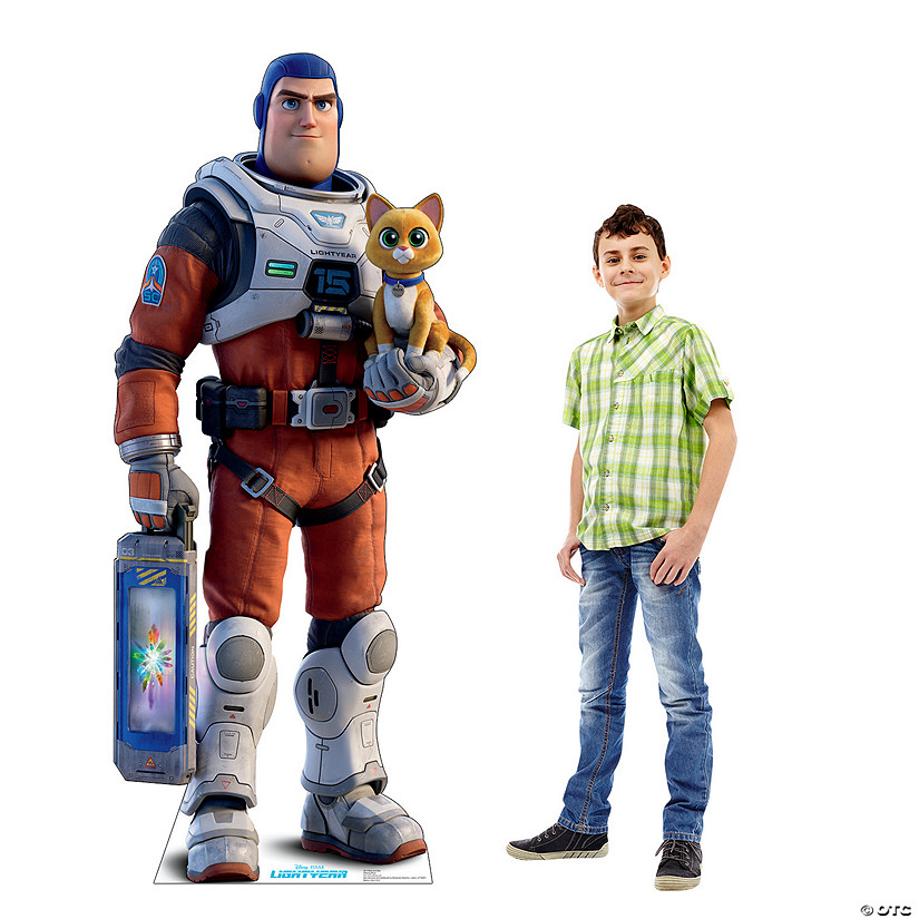 Disney Pixar&#8217;s Buzz Lightyear&#8482; & Sox Life-Size Cardboard Cutout Stand-Up  Image