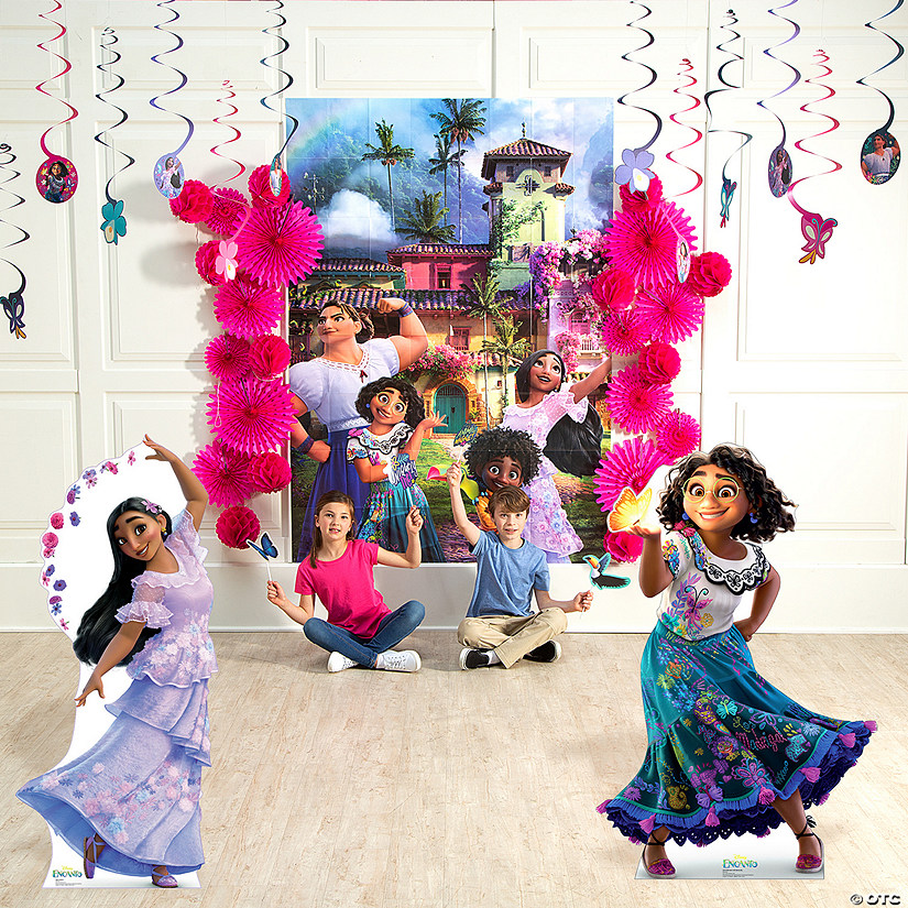 Disney&#8217;s Encanto Mirabel & Isabela Stand-Up Decorating Kit - 54 Pc. Image
