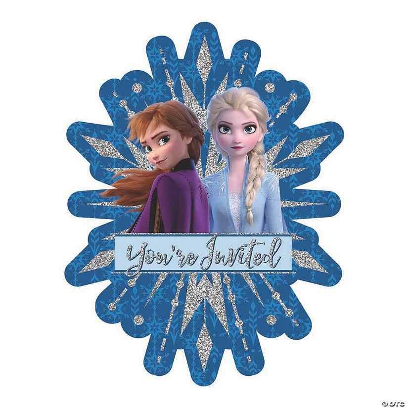 Disney&#8217;s Frozen II Jumbo Deluxe Invitations - 8 Pc. Image