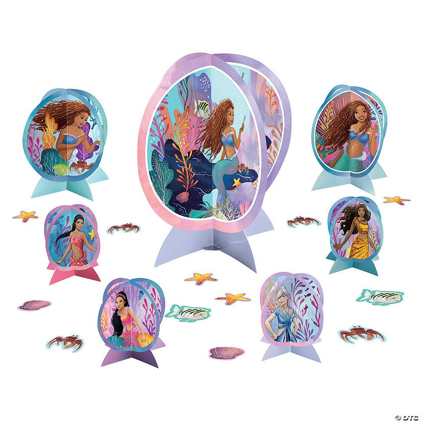 Disney&#8217;s The Little Mermaid Table Decorating Kit - 31 Pc. Image