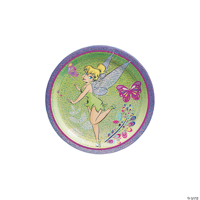 Disney&#8217;s Tinkerbell Paper Dessert Plates - 8 Ct. Image