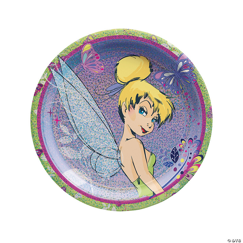 Disney&#8217;s Tinkerbell Paper Dinner Plates - 8 Ct. Image
