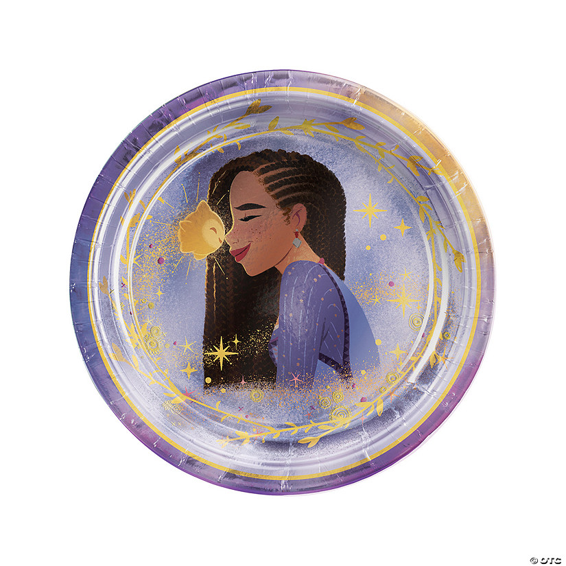 Disney&#8217;s Wish Asha & Star Paper Dessert Plates - 8 Ct. Image