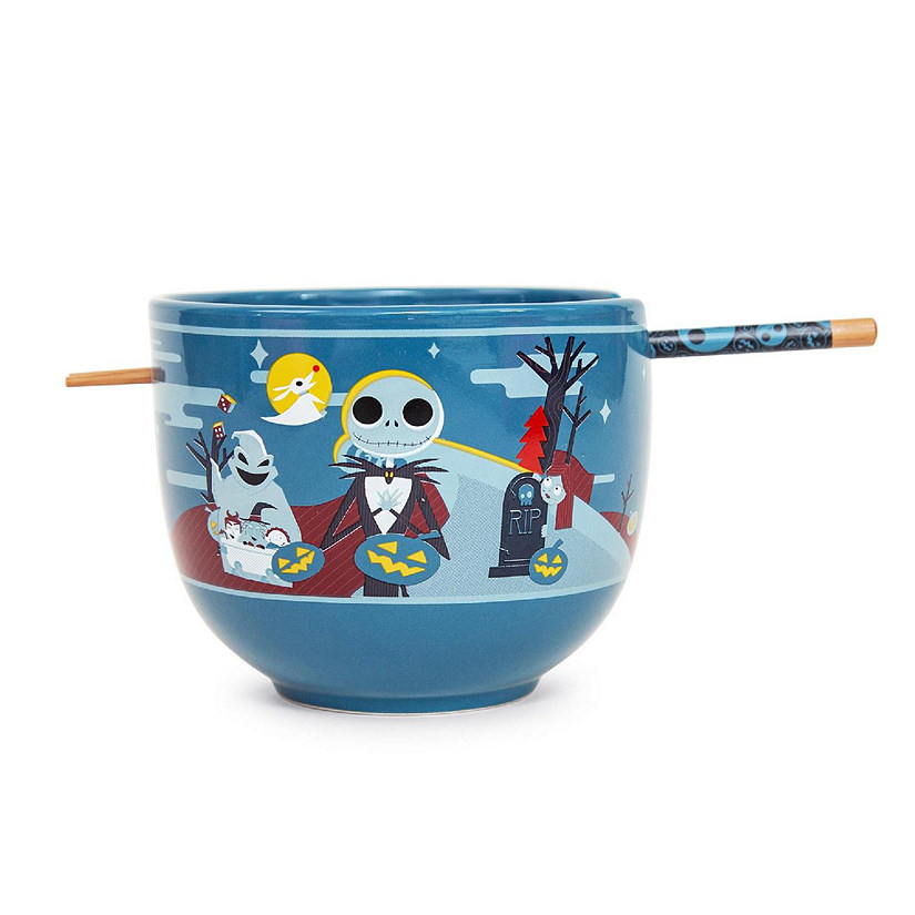 Disney The Nightmare Before Christmas 20-Ounce Ramen Bowl with Chopsticks Image