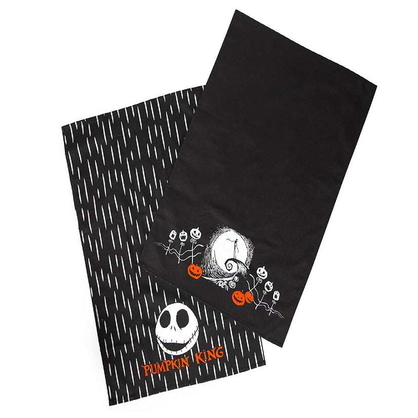 Disney The Nightmare Before Christmas Jack Black Kitchen Hand Towels  Set of 2 Image