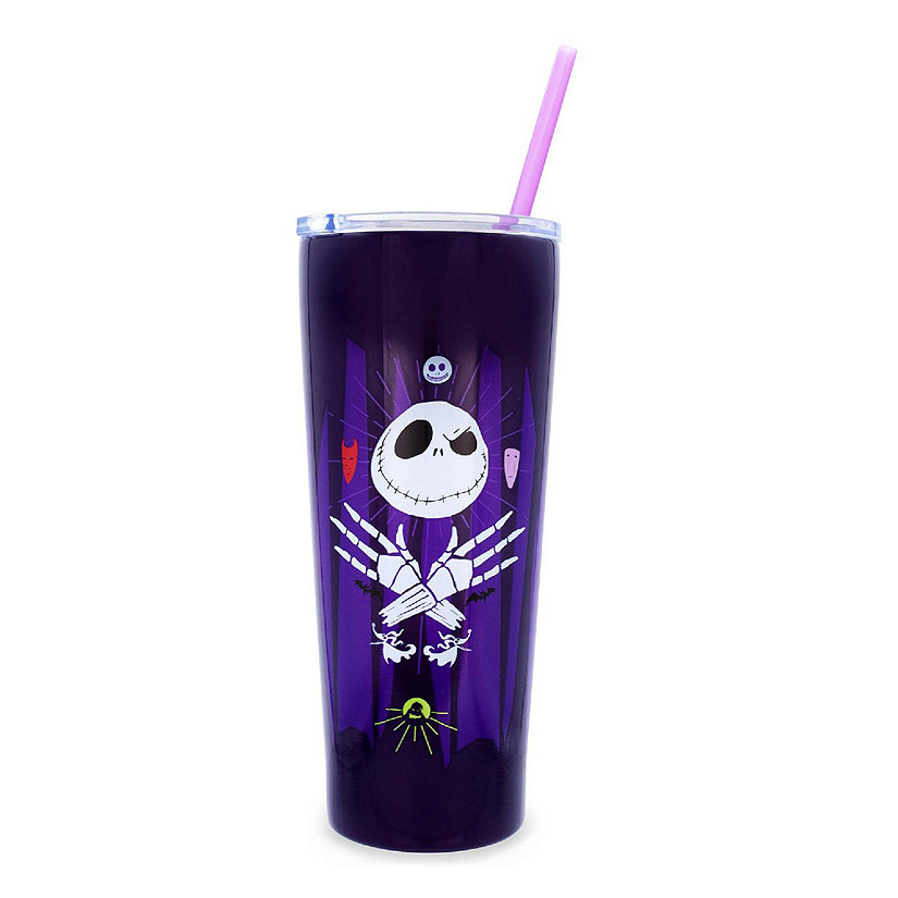 Disney The Nightmare Before Christmas Stainless Steel Tumbler  Holds 22 Ounce Image