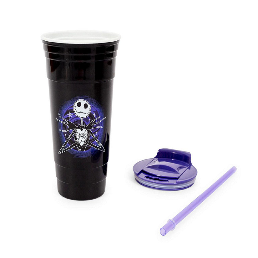 Disney The Nightmare Before Christmas Tumbler with Lid and Straw  32 Ounces Image