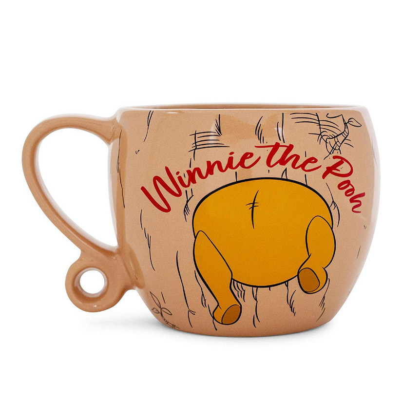Disney Winnie the Pooh Stuck in Tree Ceramic Coffee Cup With Loop Handle Image
