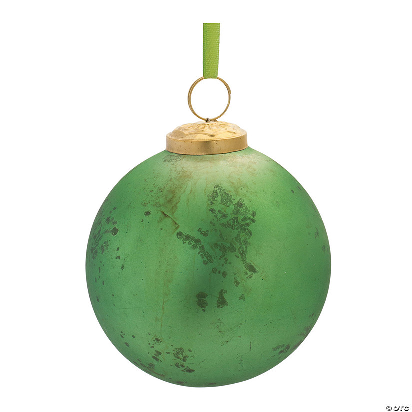 Distressed Glass Ball Ornament (Set of 6) Image