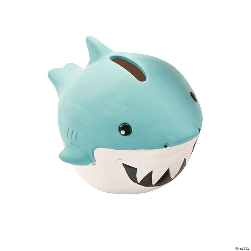 DIY Ceramic Shark Banks - 12 Pc. Image
