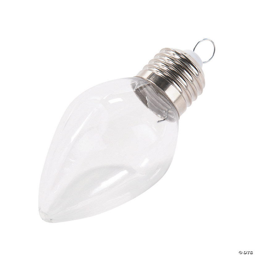 DIY Clear Light Bulb Ornaments - 6 Pc. Image