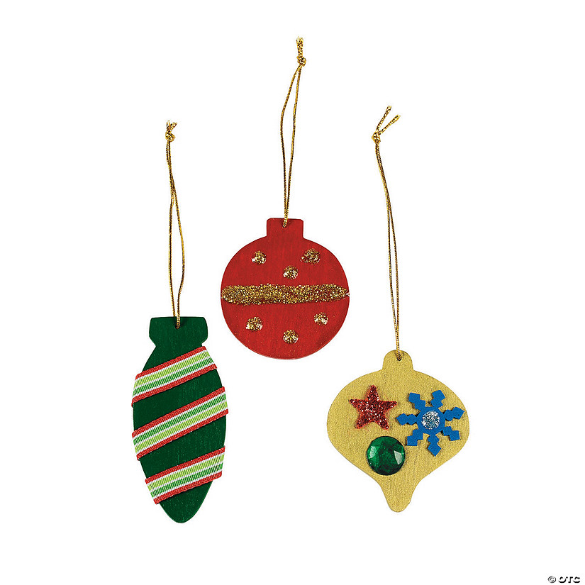DIY Colorful Christmas Ornaments - 50 Pc. Image