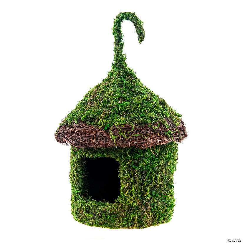 DIY Deco Moss Bungalow Birdhouse Image
