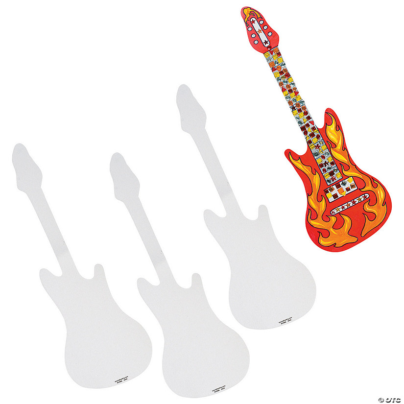 DIY Guitar Cutouts - 4 Pc. Image