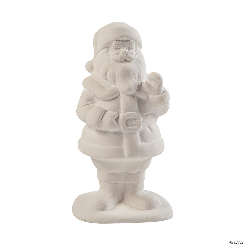 DIY Large Ceramic Santa Clause Image