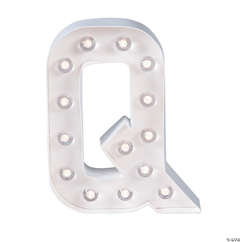 DIY Letter &#8220;Q&#8221; Marquee Light-Up Kit - Makes 1 Image