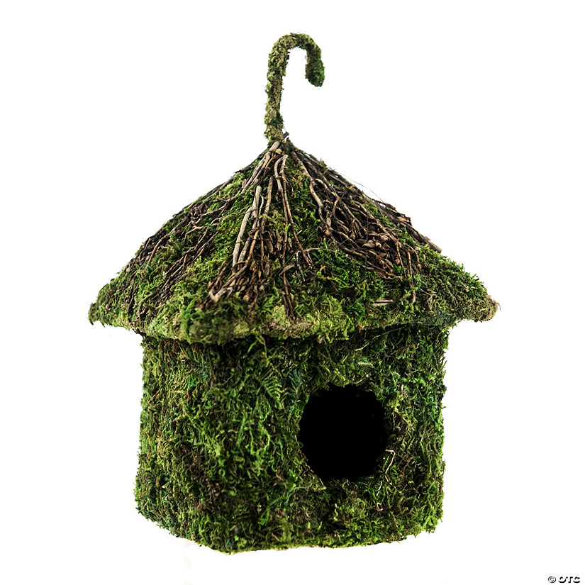 DIY Moss Shack Birdhouse Image