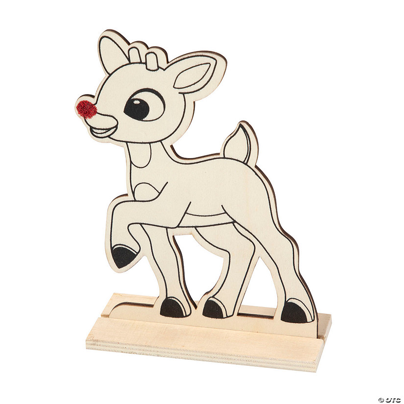 DIY Rudolph the Red-Nosed Reindeer<sup>&#174; </sup>Tabletop Decorations - 6 Pc. Image