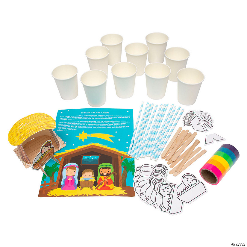 DIY STEM Nativity Craft Kit for 10 Image
