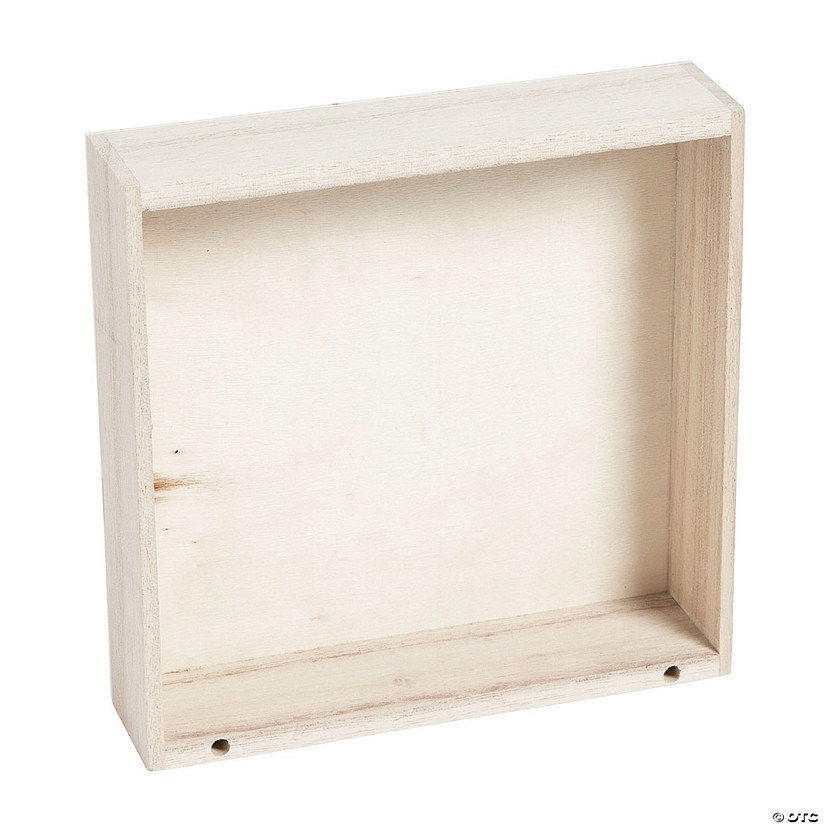 DIY Unfinished Wood Box Frames - 4 Pc. Image