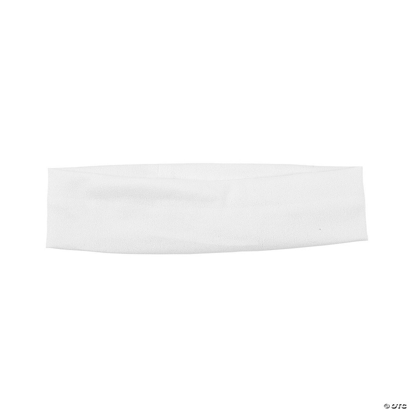 DIY White Headbands - 12 PC. Image