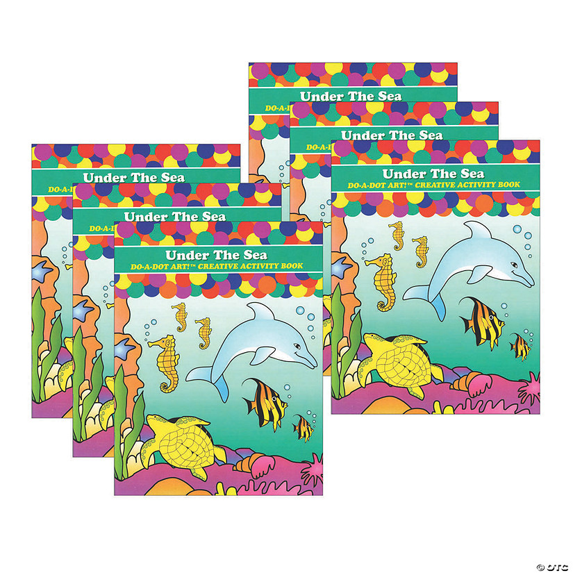 Do-A-Dot Art&#174; Under the Sea Creative Art & Activity Book, Pack of 6 Image