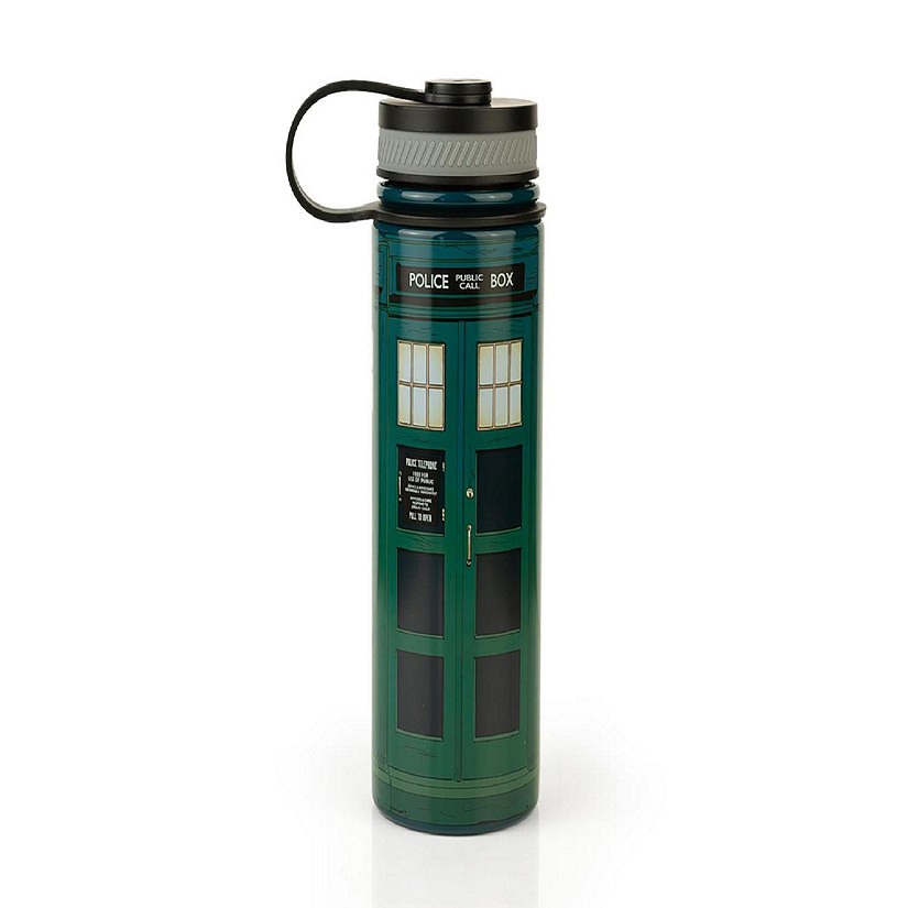 Doctor Who 13th Doctor Tardis Stainless Steel Water Bottle Image