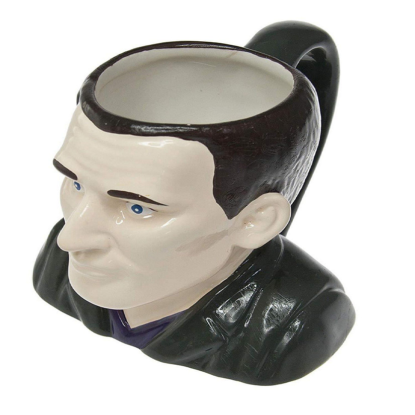 Doctor Who 9th Doctor Christopher Eccleston Ceramic 3D Toby Jug Mug Image