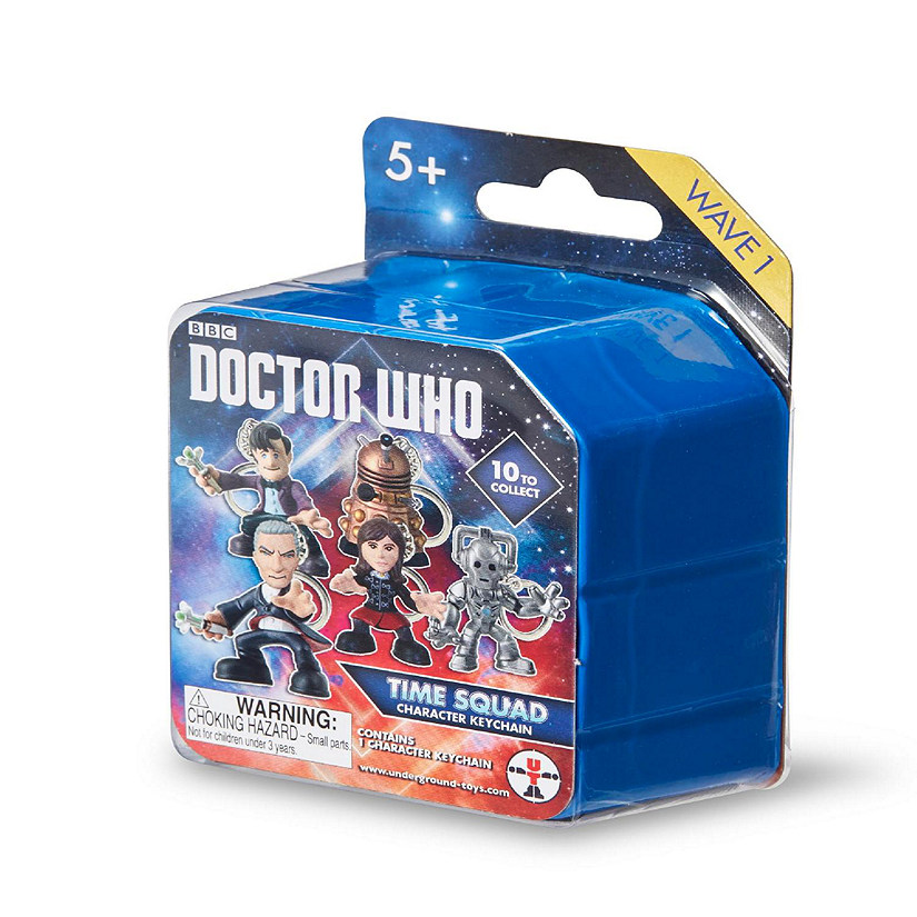 Doctor Who Blind Boxed Time Squad Character Keychain Image