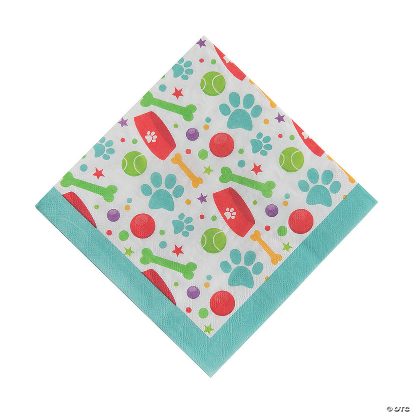 Dog Party Luncheon Paper Napkins - 16 Pc. Image