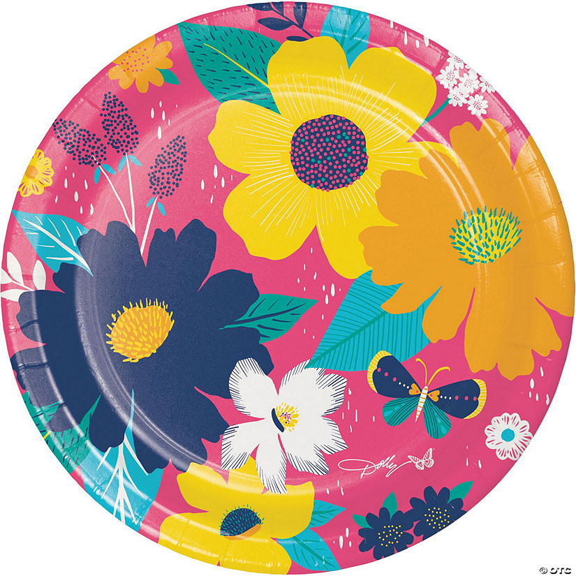 Dolly Parton Blossoming Beauty Dessert Plates, 24 ct Image