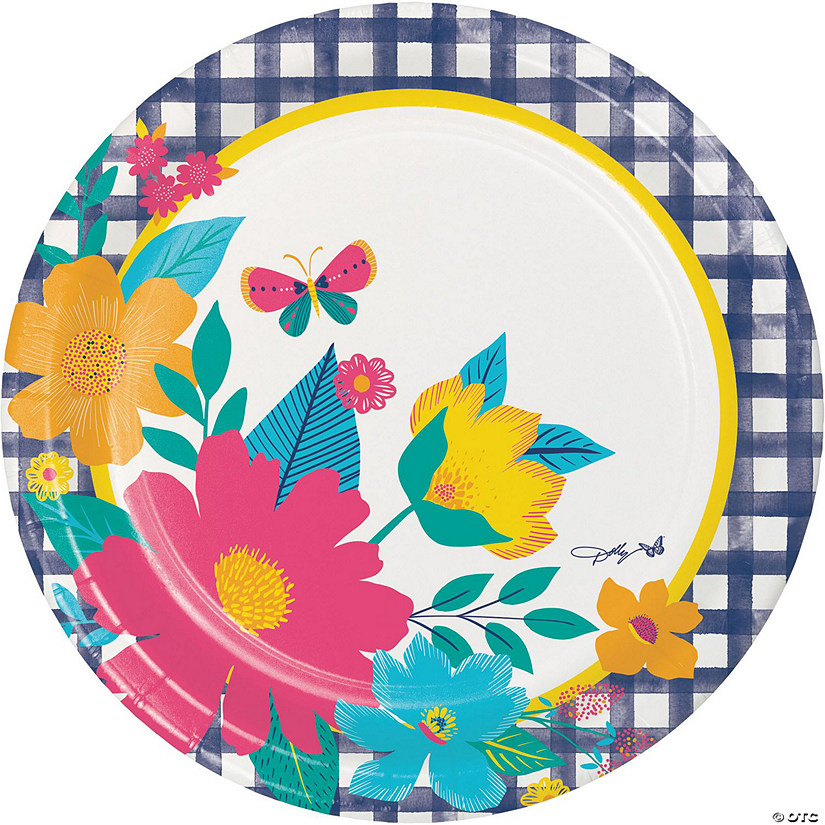 Dolly Parton Blossoming Beauty Paper Plates, 24 ct Image