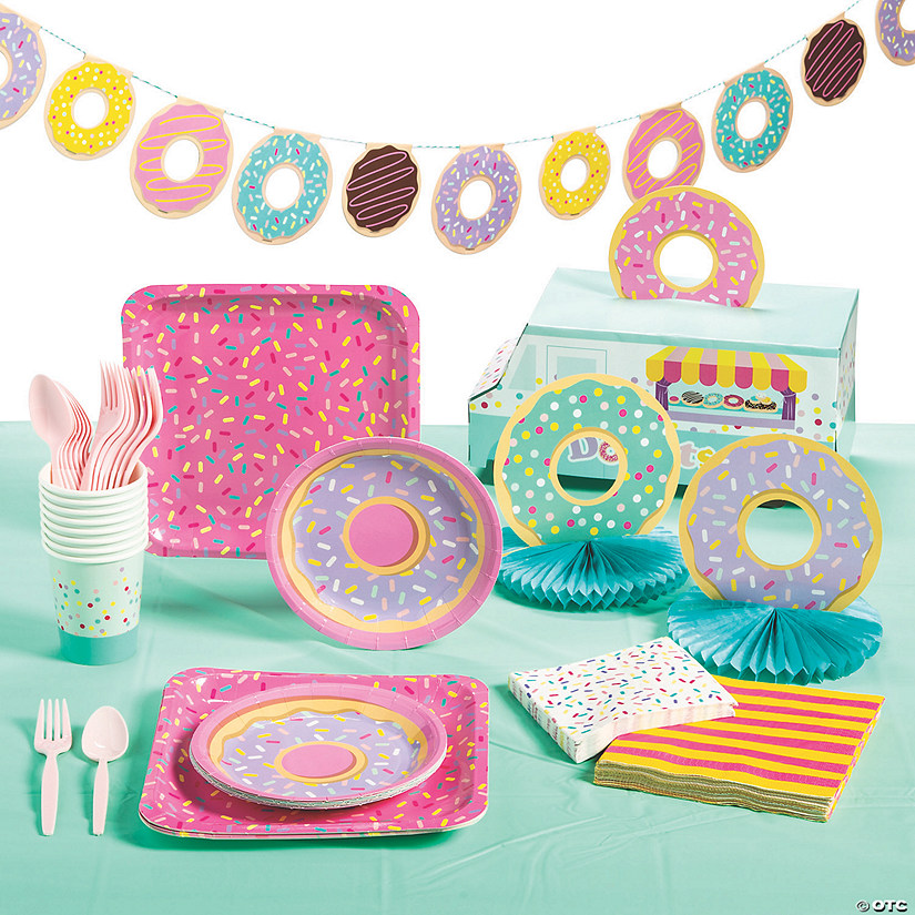 Donut Party Tableware Kit for 8 Image