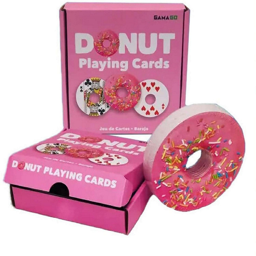Donut-Shaped Playing Cards  52 Card Deck + 2 Jokers Image